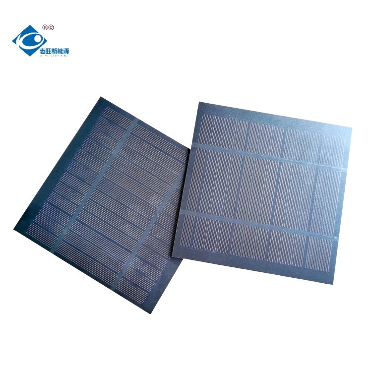 6V Ruggedized Mini Solar Panel Charger ZW-145145-6V PET Solar Photovoltaic Panel 3.6W Mini Photovoltaic Laminated Solar Panels