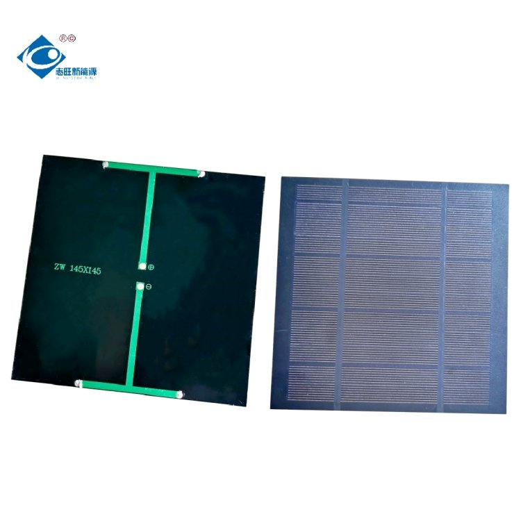 6V Ruggedized Mini Solar Panel Charger ZW-145145-6V PET Solar Photovoltaic Panel 3.6W Mini Photovoltaic Laminated Solar Panels