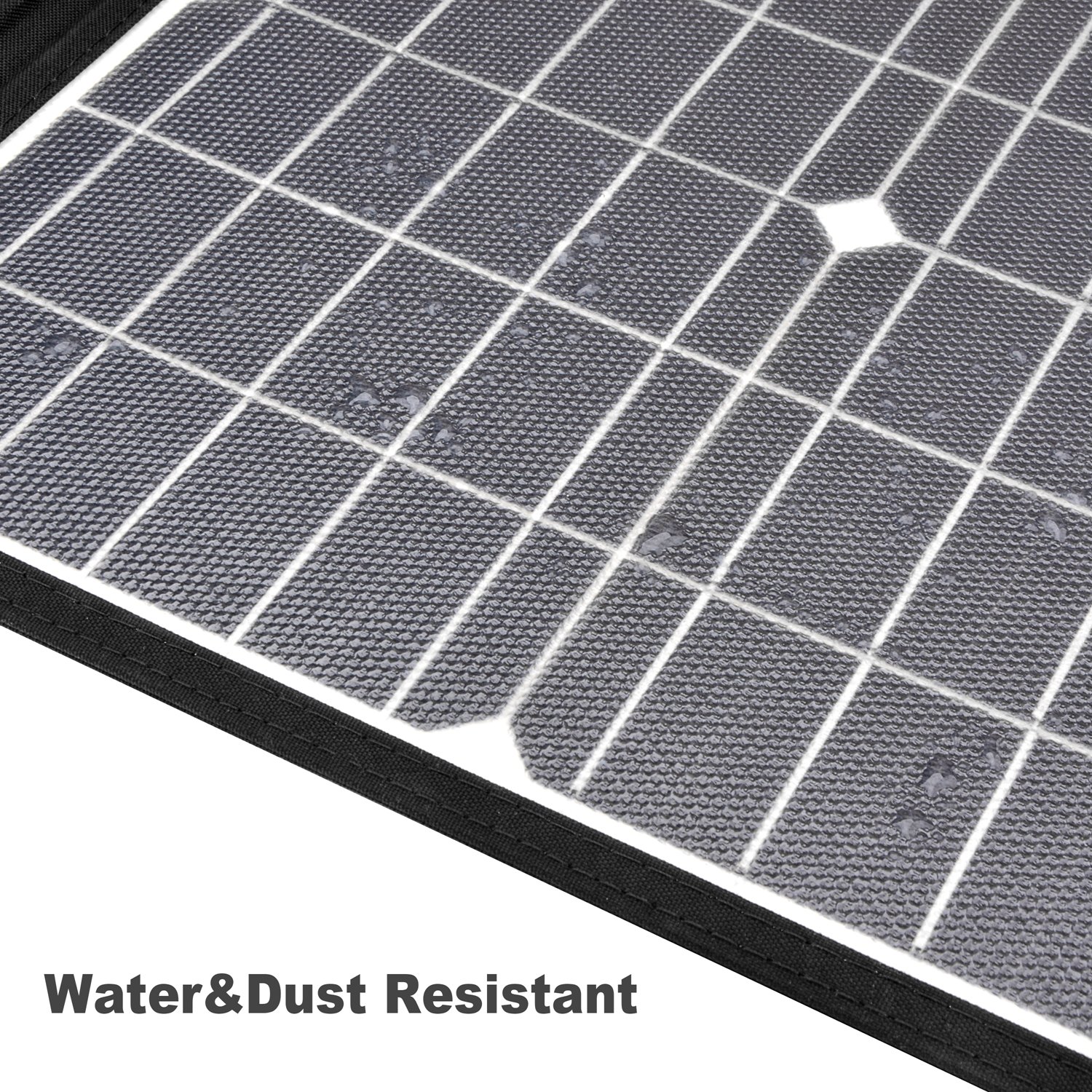 60 100 watt new composite portable foldable solar charger sunpower camping solar cell panel charging station folding sola