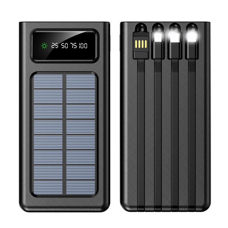China Factory Price Outdoor Solar Portable Power Banks High Capacity Waterproof Solar Power Bank