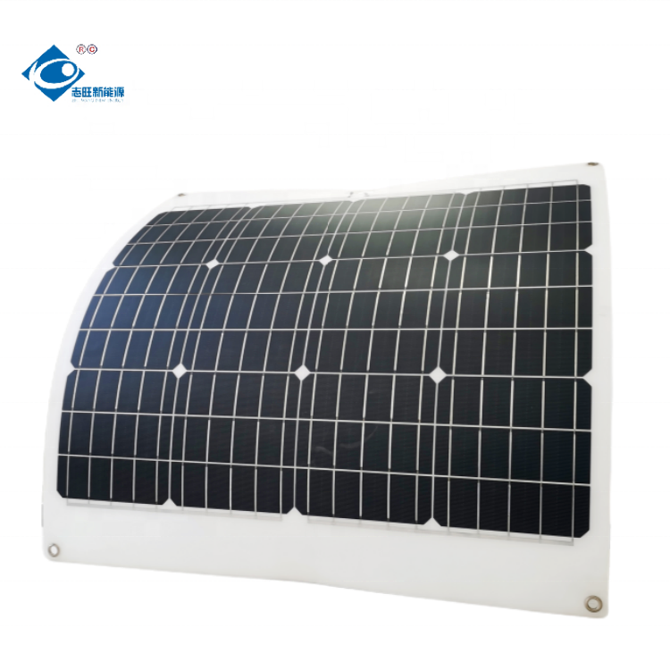 50W RV Camping Folding Solar Panel ZW-50W-18VF Folding Solar Blanket Charging Panel 18V Outdoor Flexible Solar Panel Charger