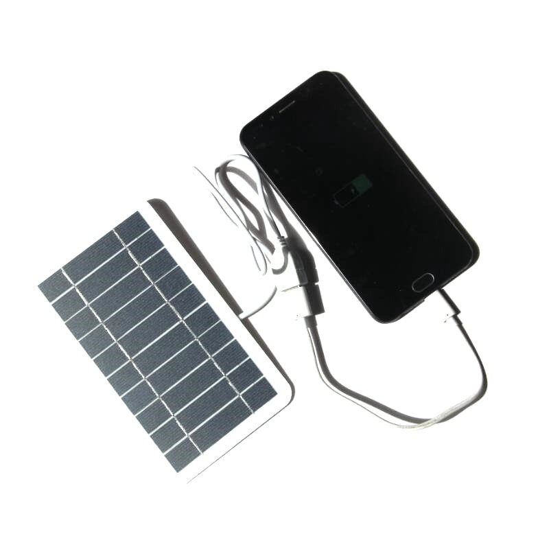 2W 5V Solar charging portable solar panel charger panel for mobile phones mobile power charger