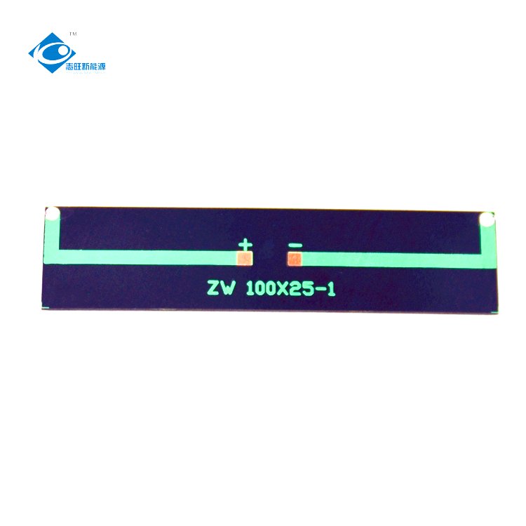 0.34W Lightweight Silicon Solar Panel Module 5.5V Customized Solar Panel ZW-10025-5.5V Mini Solar Panels Power Charger