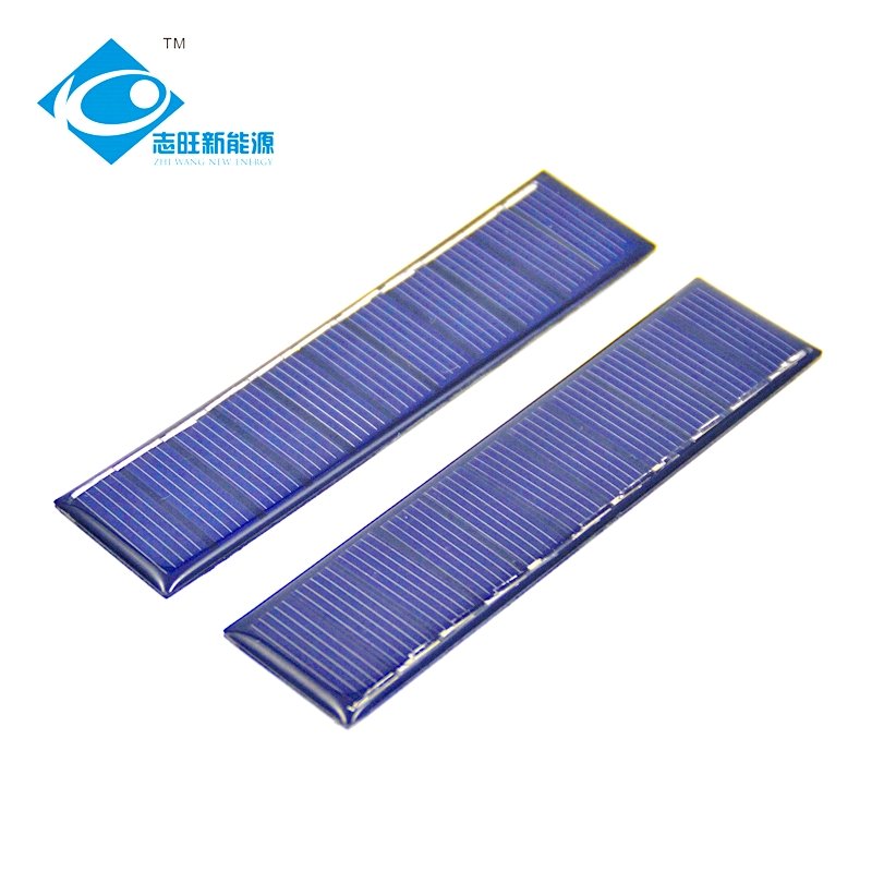 0.34W Lightweight Silicon Solar Panel Module 5.5V Customized Solar Panel ZW-10025-5.5V Mini Solar Panels Power Charger