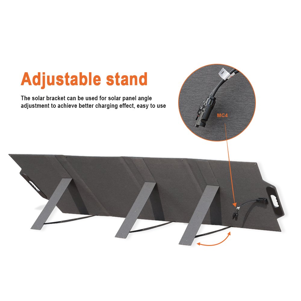 19.8V 100w Portable Solar Panel For Power Station Outdoor RV Camp and Charger