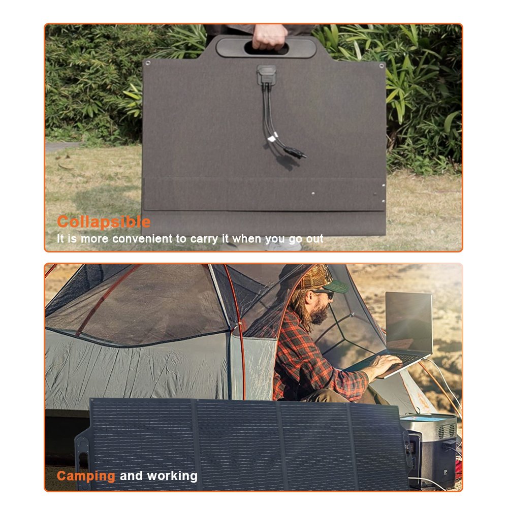 19.8V 100w Portable Solar Panel For Power Station Outdoor RV Camp and Charger