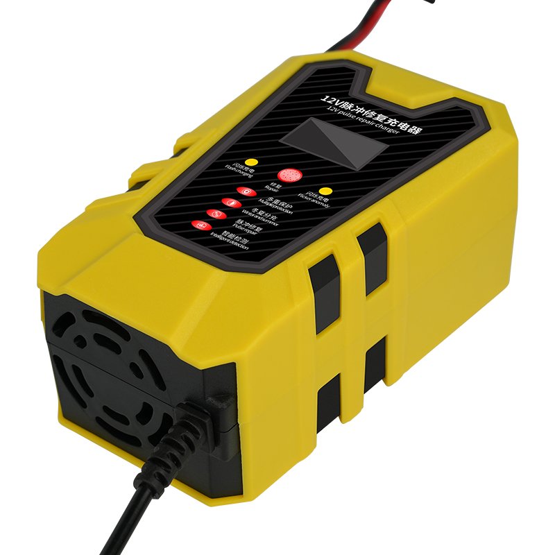High Quality 12V5A 12V6A Universal lead acid/solar automatic car battery charger pulse repair intelligent charger 12V6A 12V10A