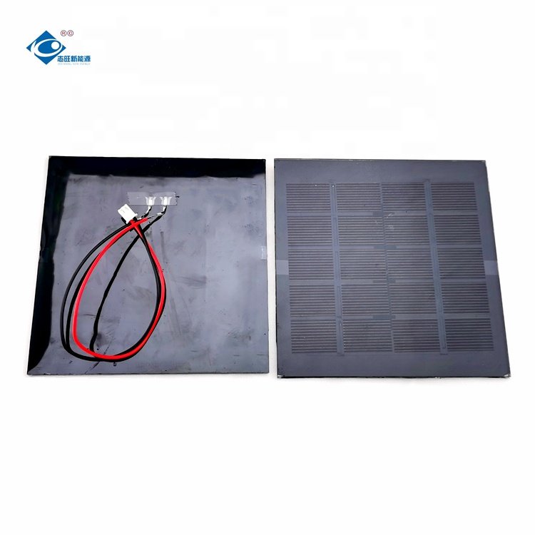 2.3W Transparent Glass Solar Panel ZW-120120-G Glass Laminated Solar Panels 5V Mono Portable Solar Panel Charger 450mA