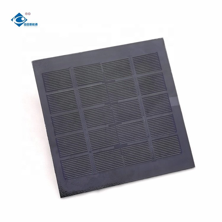 2.3W Transparent Glass Solar Panel ZW-120120-G Glass Laminated Solar Panels 5V Mono Portable Solar Panel Charger 450mA