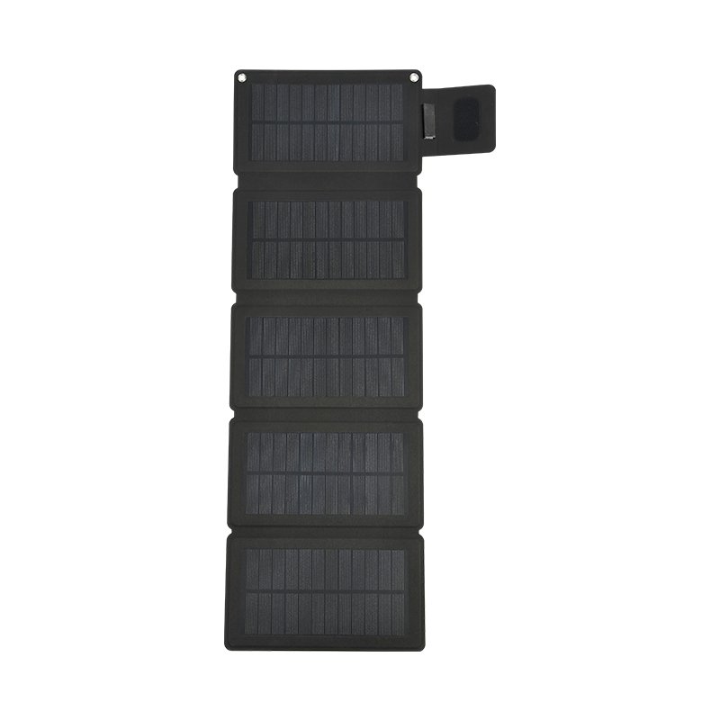High-Efficiency Foldable Solar charge panel - Rapid USB Charger with dual output USB and Type C for Outdoor Adventures