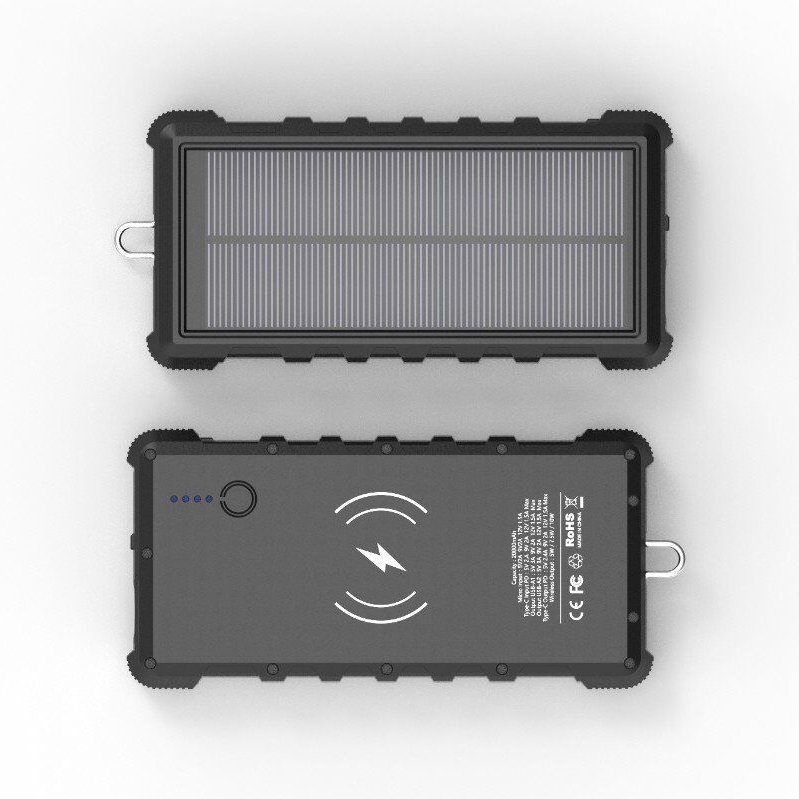 Multi-Purpose Portable Power Bank 10000Mah Branded Battery Charger Solar Power Bank
