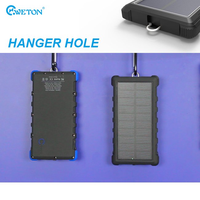 Multi-Purpose Portable Power Bank 10000Mah Branded Battery Charger Solar Power Bank
