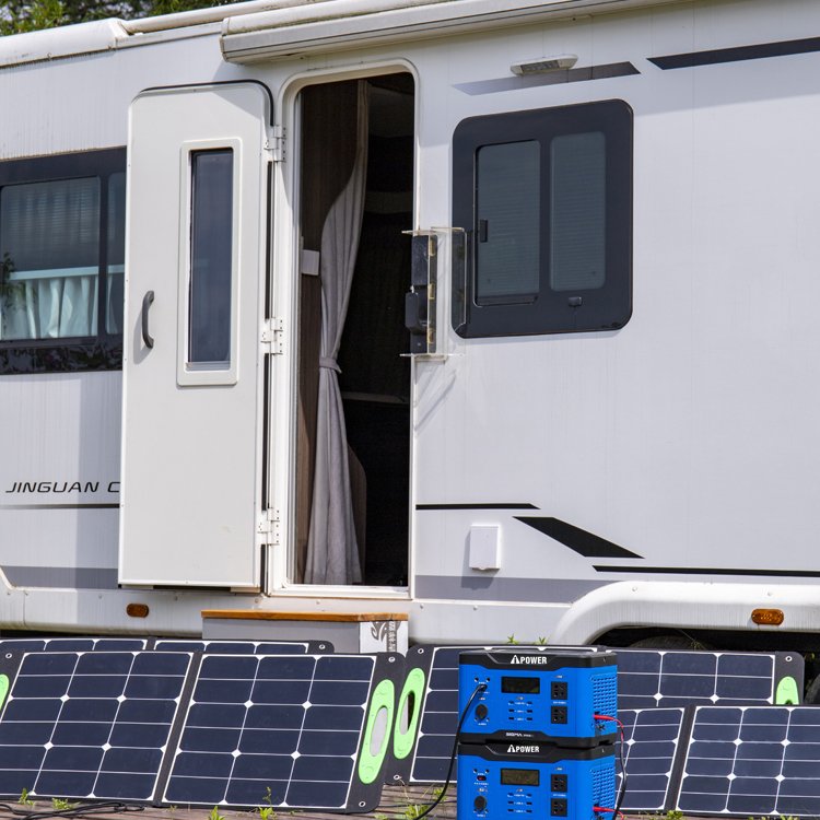 Europe hot selling 100W Portable Solar Panel for power backup Electric power station Solar Cell Solar Charger power generator