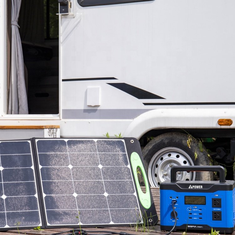 Europe hot selling 100W Portable Solar Panel for power backup Electric power station Solar Cell Solar Charger power generator