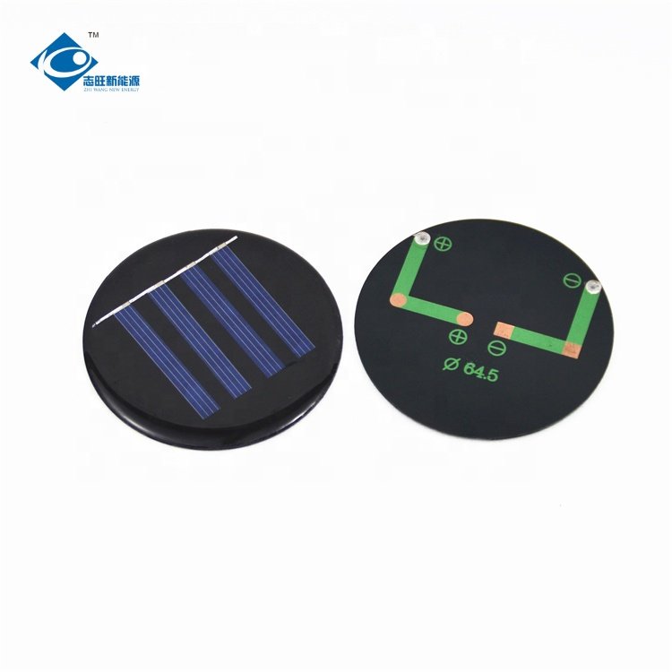 2V RV Camping Solar Panel Blanket ZW-Di64.5-2V Mini Solar Panels Charger 0.23W Epoxy Resin Solar Panel