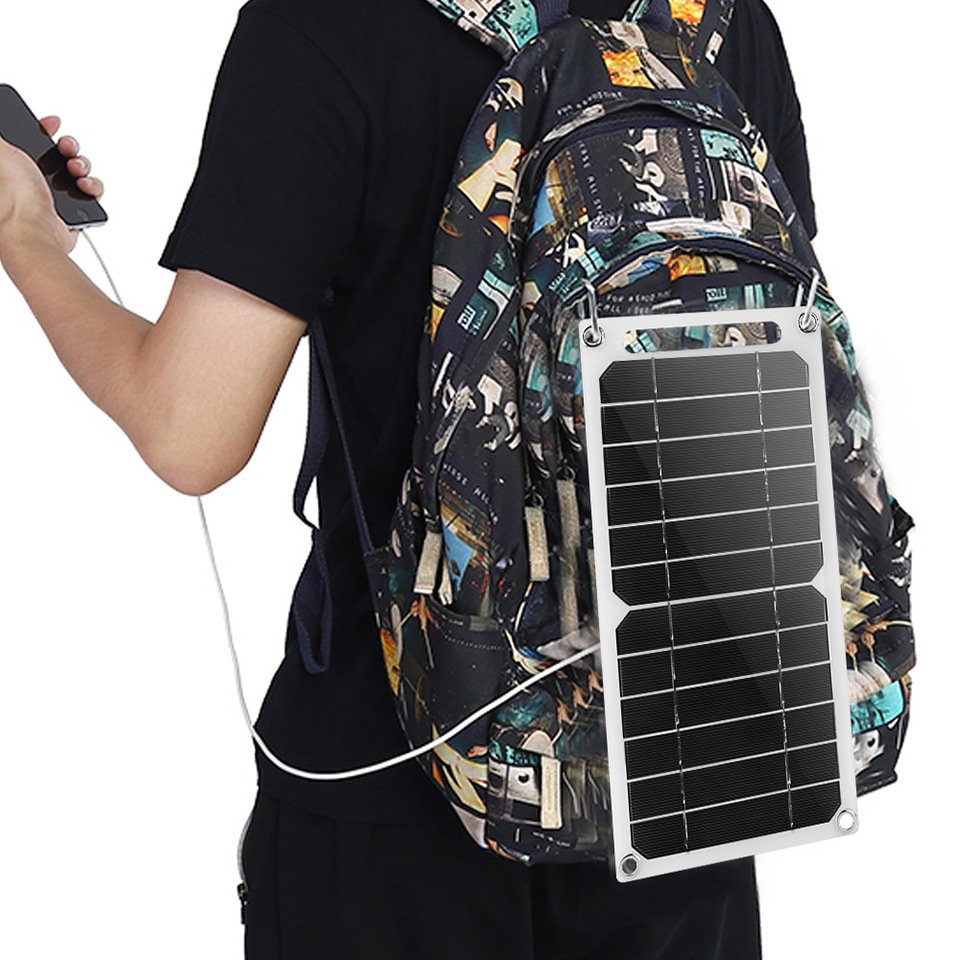 2025 New Product Cheap 6W Solar Energy Sollar Photovoltaic Panel Plate USB Charging Board Cargador De Panel Solar USB 5V