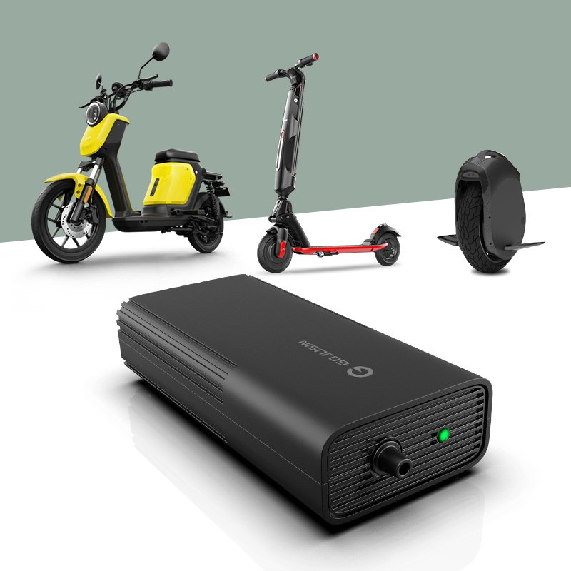 Gojusin output 63V 3A 200W battery charger power bank for electric bikes scooter