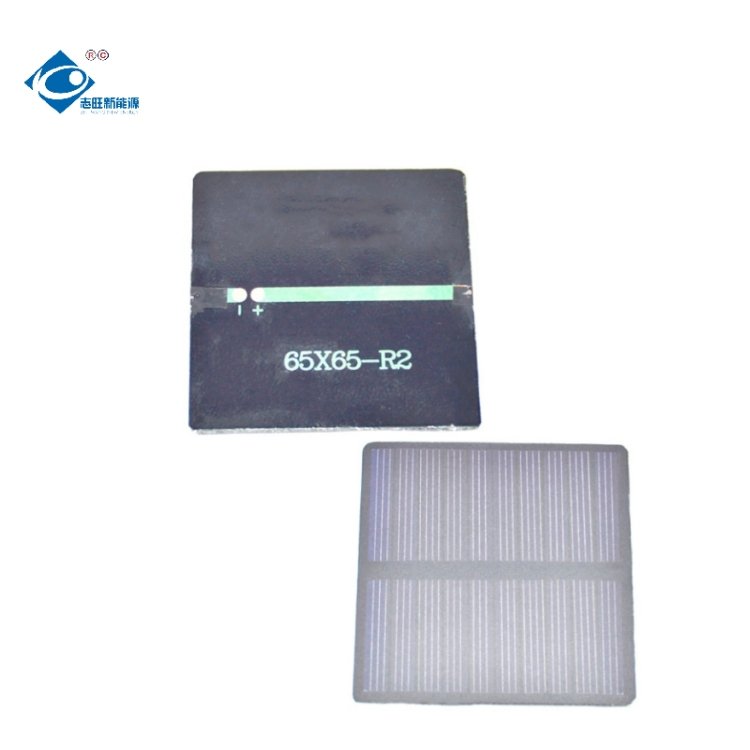0.58W Mini Photovoltaic Solar Panels ZW-6565 Semi-flexible Solar Panels 4V Portable Solar Panel Battery Charger