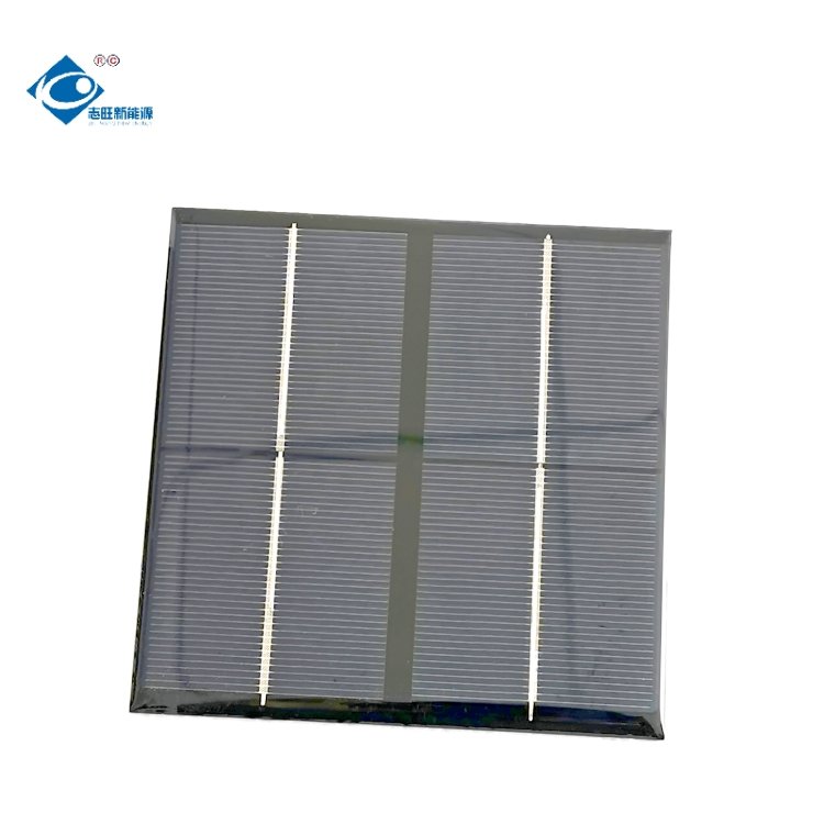 2W Customized Poly Solar Panels ZW-115115-2V Mini Solar Panels Power Charger 2V Mini Epoxy Adhesive Solar Panel