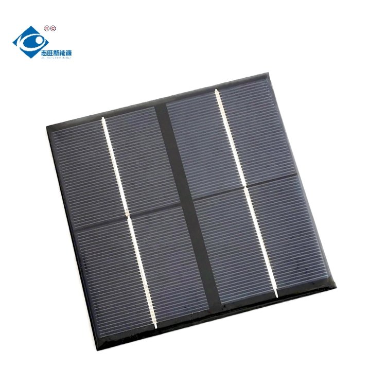 2W Customized Poly Solar Panels ZW-115115-2V Mini Solar Panels Power Charger 2V Mini Epoxy Adhesive Solar Panel