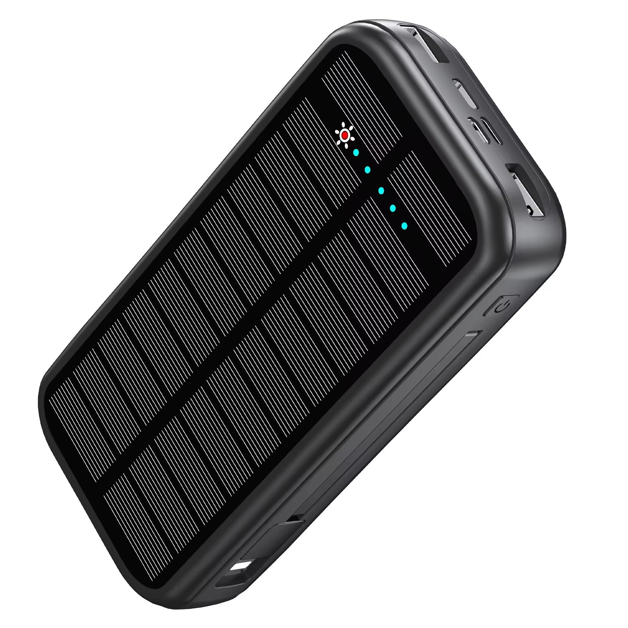Solar Charger Power Bank, 20000mAh Portable Phone Charger, PD20W QC3.0 Fast Charging External Battery Pack