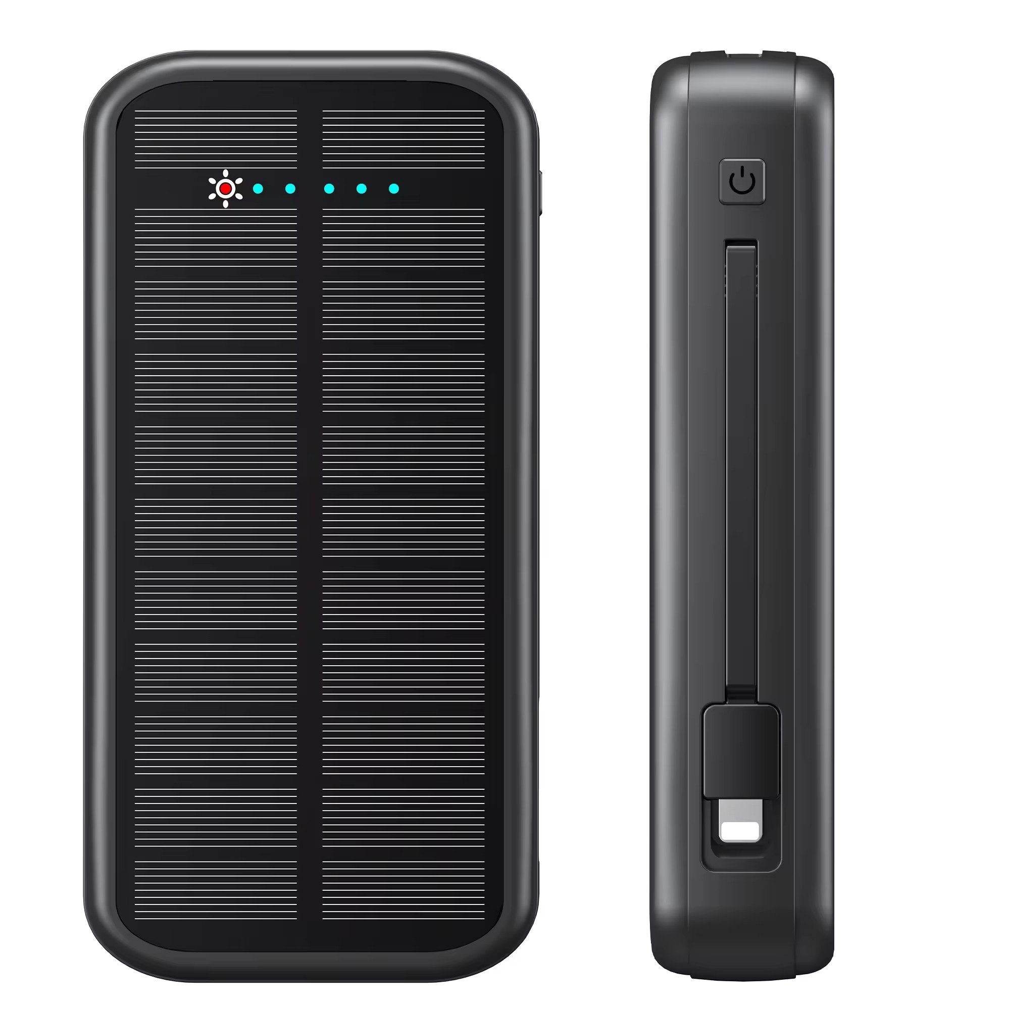 Solar Charger Power Bank, 20000mAh Portable Phone Charger, PD20W QC3.0 Fast Charging External Battery Pack