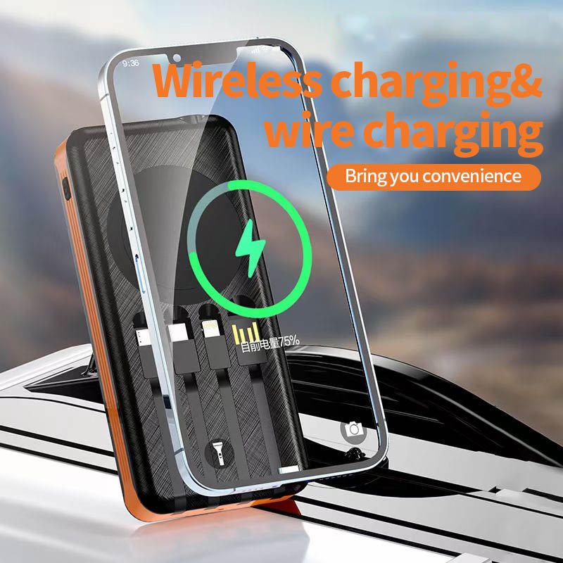 Solar Panel Wireless Powerbank Energy 10000mah Yelomin Customized Portable With Led Display Torches Mobile Phones Smart Tablet