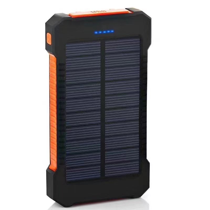 Portable 20000mah to 26800mah Waterproof Outdoor Solar Power Bank High Capacity Wireless Charger for Camping