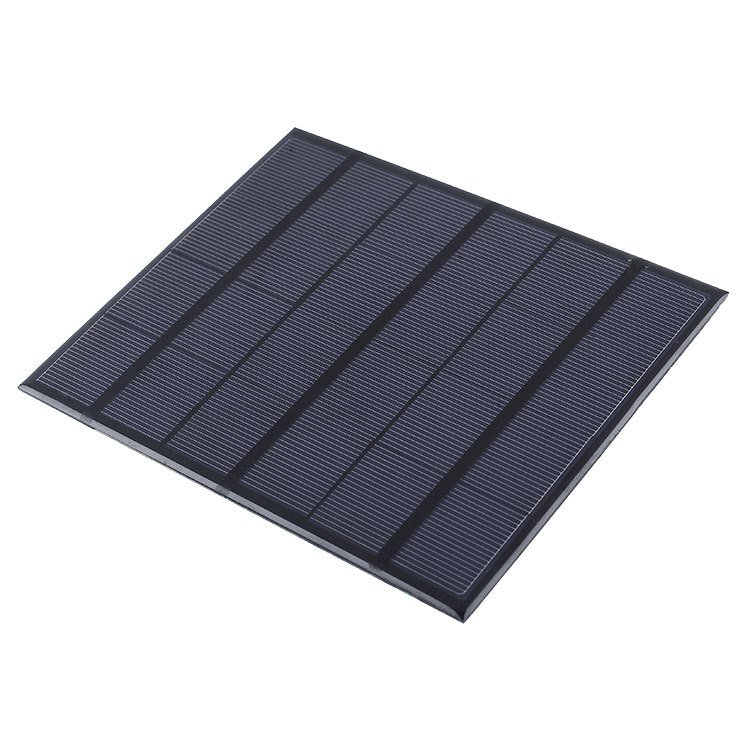 BUHESHUI 3.5W 6V Polycrystalline Solar Charger Panel USB Solar Cell Phone Fast Charging Power Bank 135*165MM