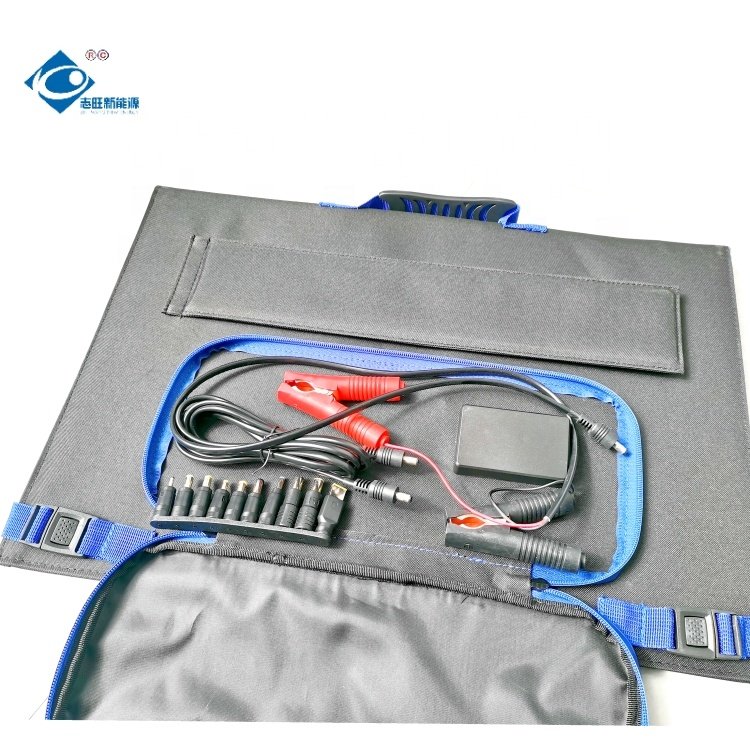 18V Outdoor Portable Solar Panel Charger ZW-2-75W18V Collapsible Solar Blanket Charging Panel 100W ETFE Coating Solar Panels