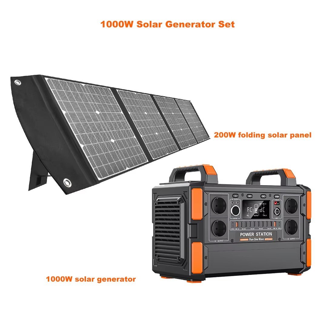 200W Monocrystalline Camping Power Station Solar Charger Flexible Folding Foldable Solar Panel Portable