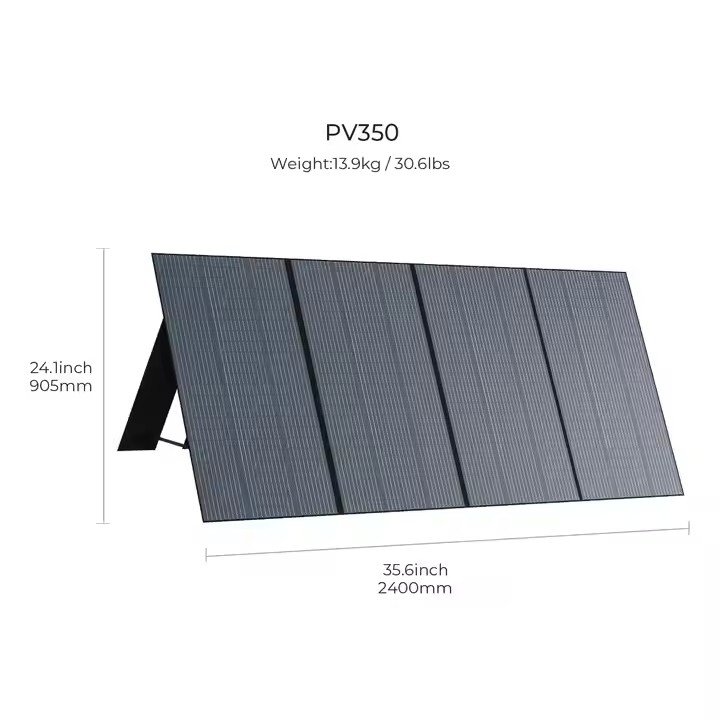 BLUETTI PV350 Ip65 Foldable Flexible Solar Panel 350w Portable Solar Panel Charger for Jackery/Bluetti/Ecoflow