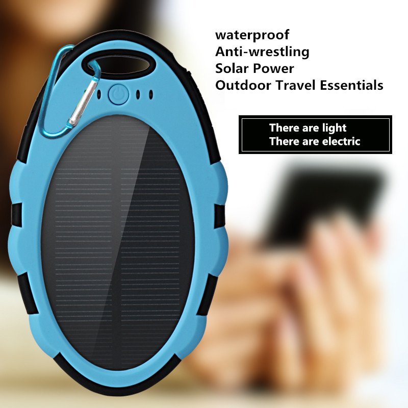 Wholesale Carregador De Celular Solar Battery Charger Power Bank Waterproof 5000Mah Panel Mini 8000Mah Solar Powerbanks