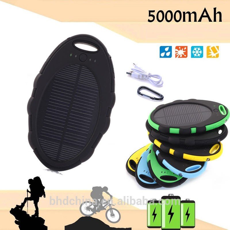 Wholesale Carregador De Celular Solar Battery Charger Power Bank Waterproof 5000Mah Panel Mini 8000Mah Solar Powerbanks