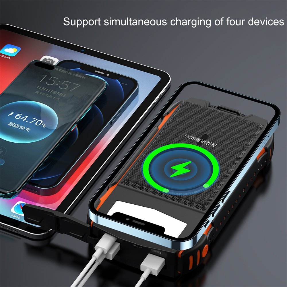 Electronic Products Magnetic Wireless Solar Power Bank Fast Charging Mobile Phone Charger