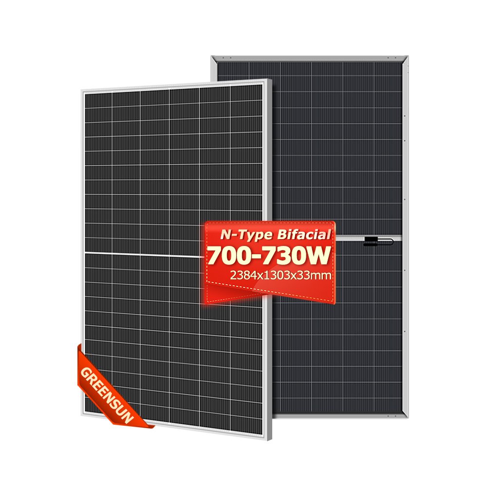 Greensun Hot Selling Solar Photovoltaic 700W 710W 720W 730W Panels Europe Ready Stock Solar Module With Aluminum Frame