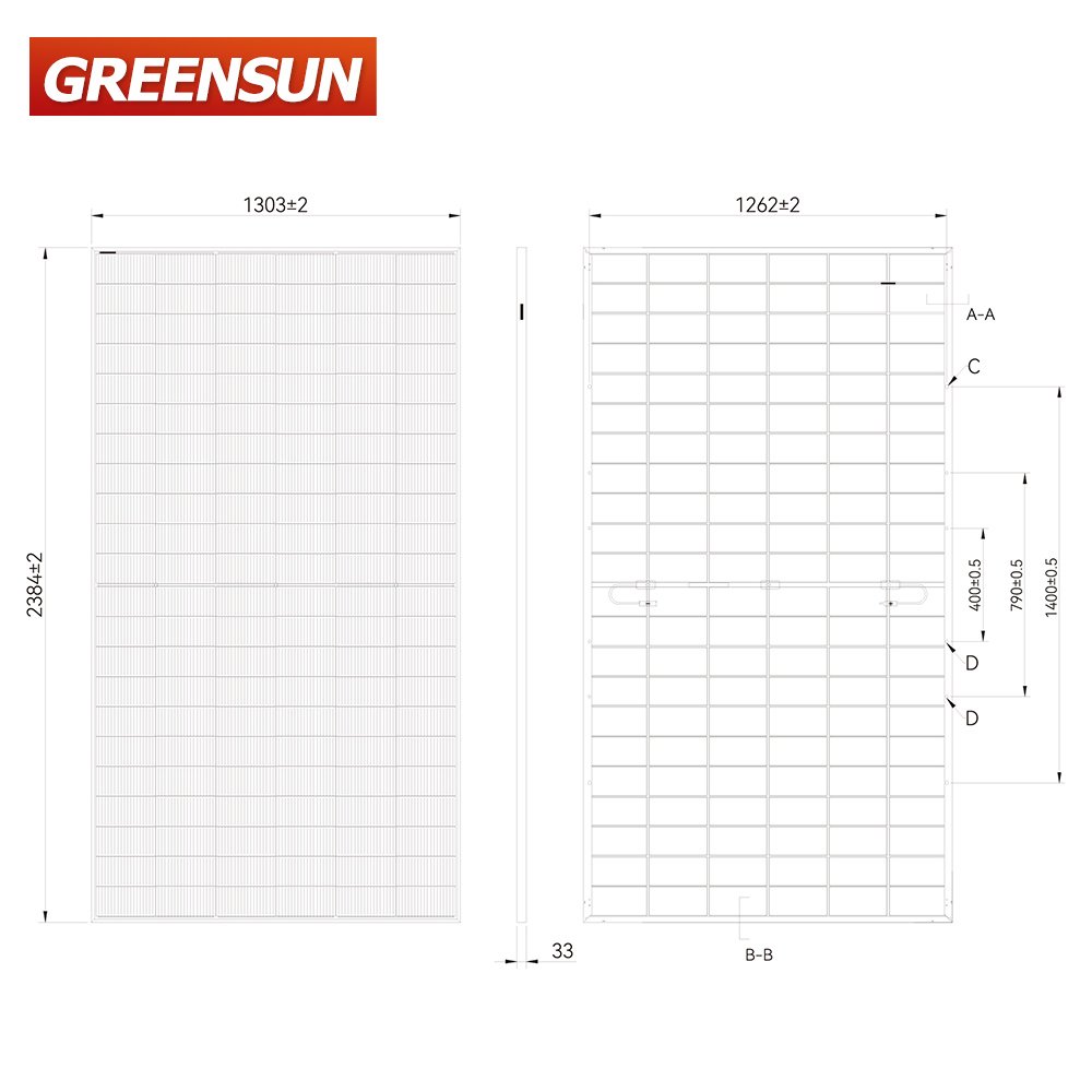 Greensun Hot Selling Solar Photovoltaic 700W 710W 720W 730W Panels Europe Ready Stock Solar Module With Aluminum Frame