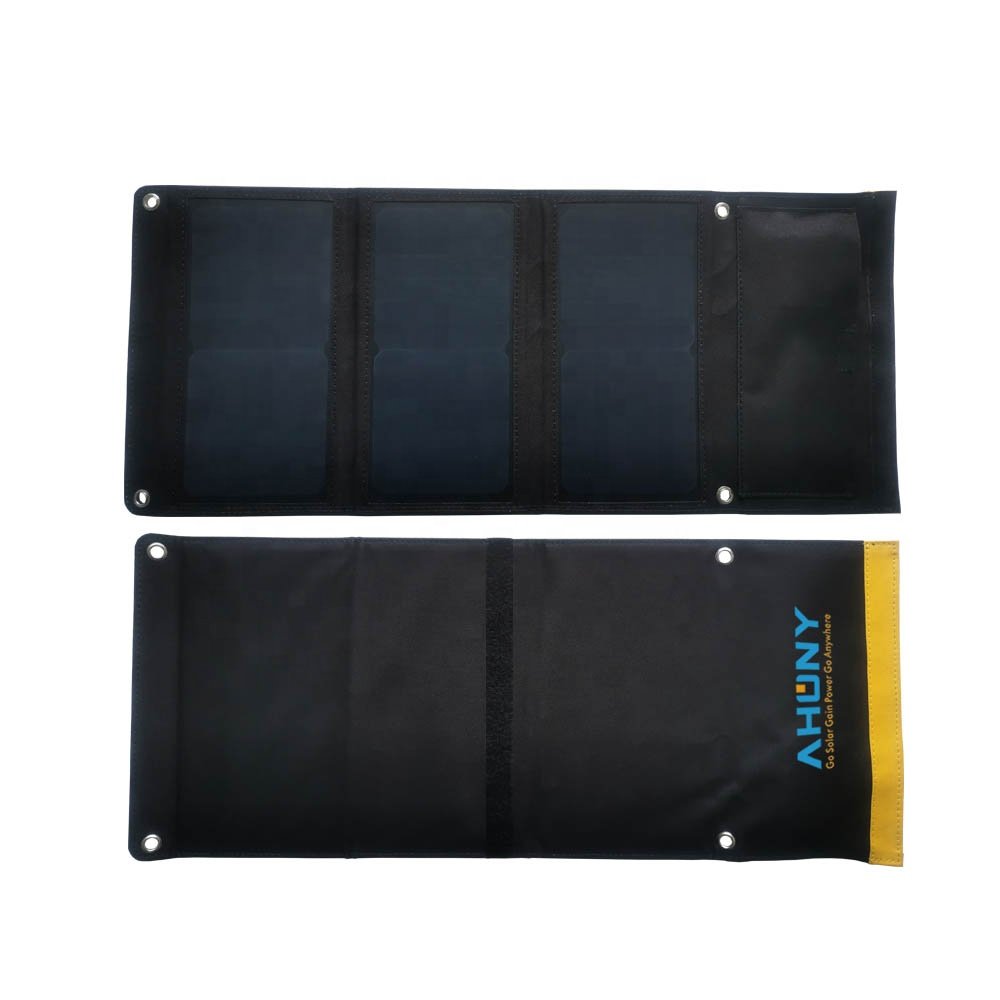 21w solar charger quick charge technology mppt over voltage current charging protection for smartphone powerbank hiking climb rv