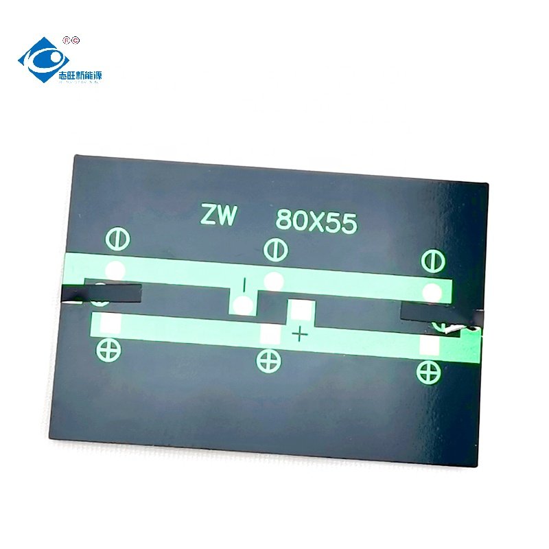 Customized Epoxy Resin Solar Panel 0.7W Mini Solar Panels Charger ZW-8055-6V Poly Mini Solar Panels Power Charger 6V
