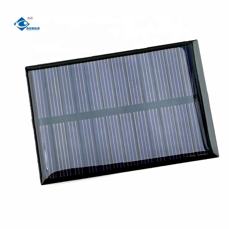 Customized Epoxy Resin Solar Panel 0.7W Mini Solar Panels Charger ZW-8055-6V Poly Mini Solar Panels Power Charger 6V