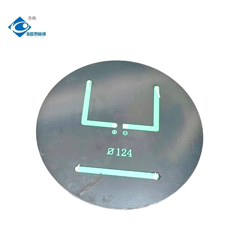 1.35W Semi-Flexible Solar Panels ZW-Dia124-5V Portable Solar Panel Charger 5V ETFE Modern Flexibility Solar Panels