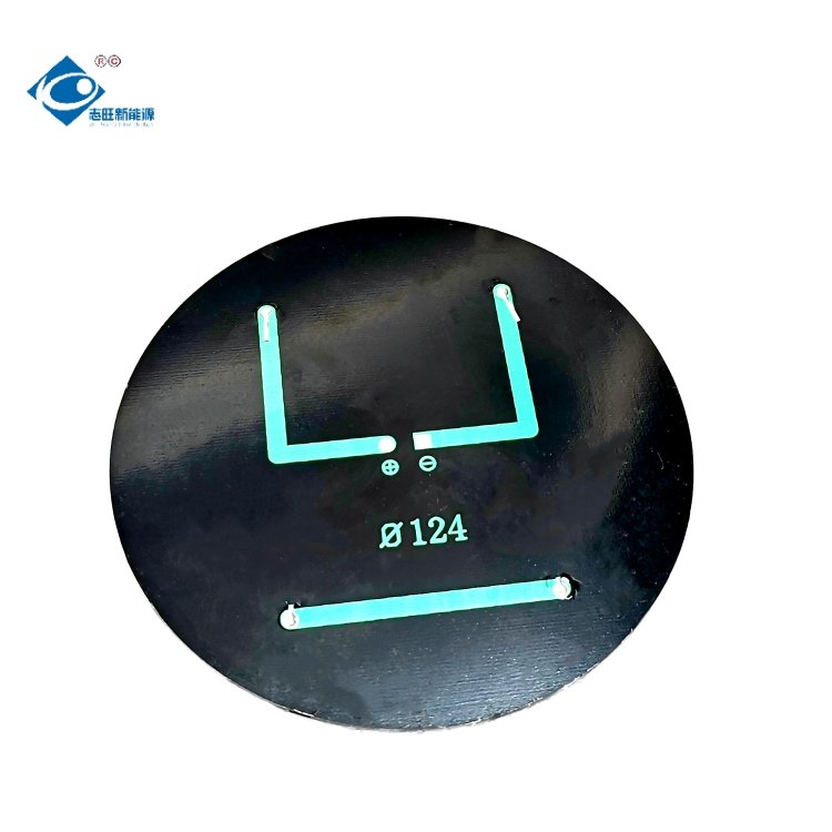 1.35W Semi-Flexible Solar Panels ZW-Dia124-5V Portable Solar Panel Charger 5V ETFE Modern Flexibility Solar Panels