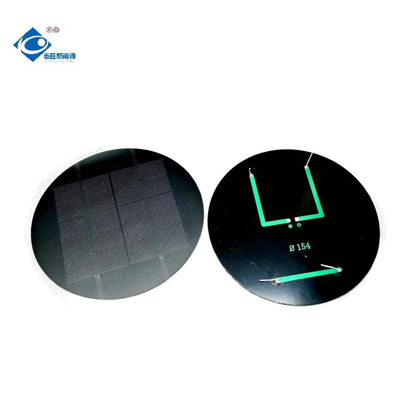 2.2W PET Solar Photovoltaic Panel ZW-Dia154-6V ETFE Modern Flexibility Solar Panels 6V Thin Film Solar Panel Charger