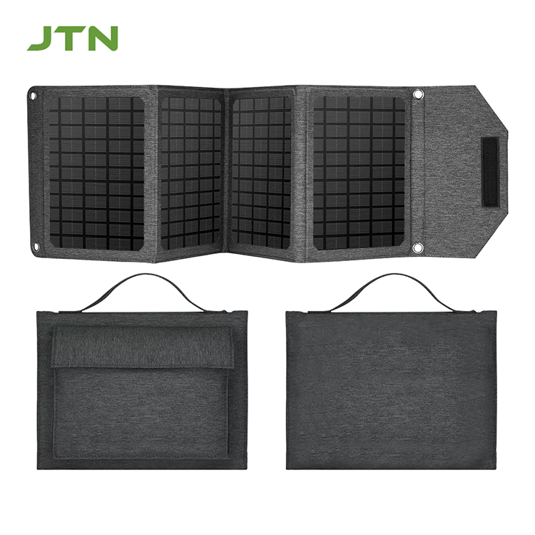 Outdoor camping pv folding bag 24W 30W foldable portable solar panel charger for laptop mobile phone