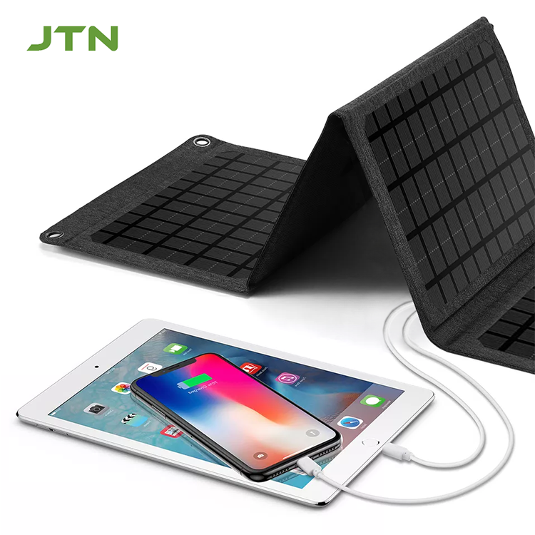 Outdoor camping pv folding bag 24W 30W foldable portable solar panel charger for laptop mobile phone