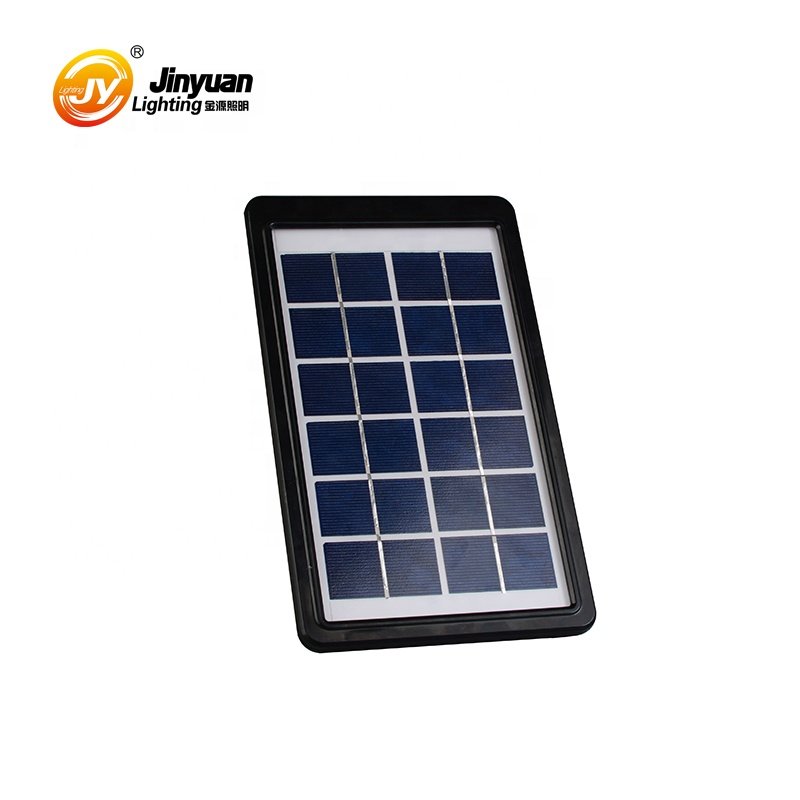 Plastic frame solar mobile phone charger controller 6v 3w small size portable solar panel with usb port