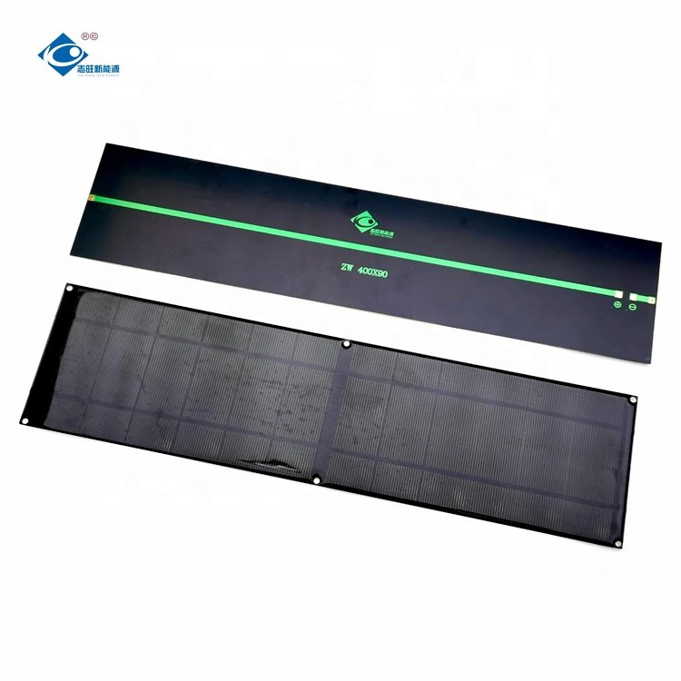 Mini Solar Panels Power Charger ZW-40090-P Strip Solar Photovoltaic Panels 6V Semi-flexible Solar Panels 6.7W