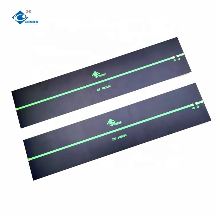 Mini Solar Panels Power Charger ZW-40090-P Strip Solar Photovoltaic Panels 6V Semi-flexible Solar Panels 6.7W