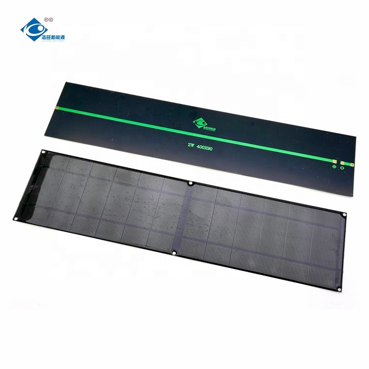 Mini Solar Panels Power Charger ZW-40090-P Strip Solar Photovoltaic Panels 6V Semi-flexible Solar Panels 6.7W