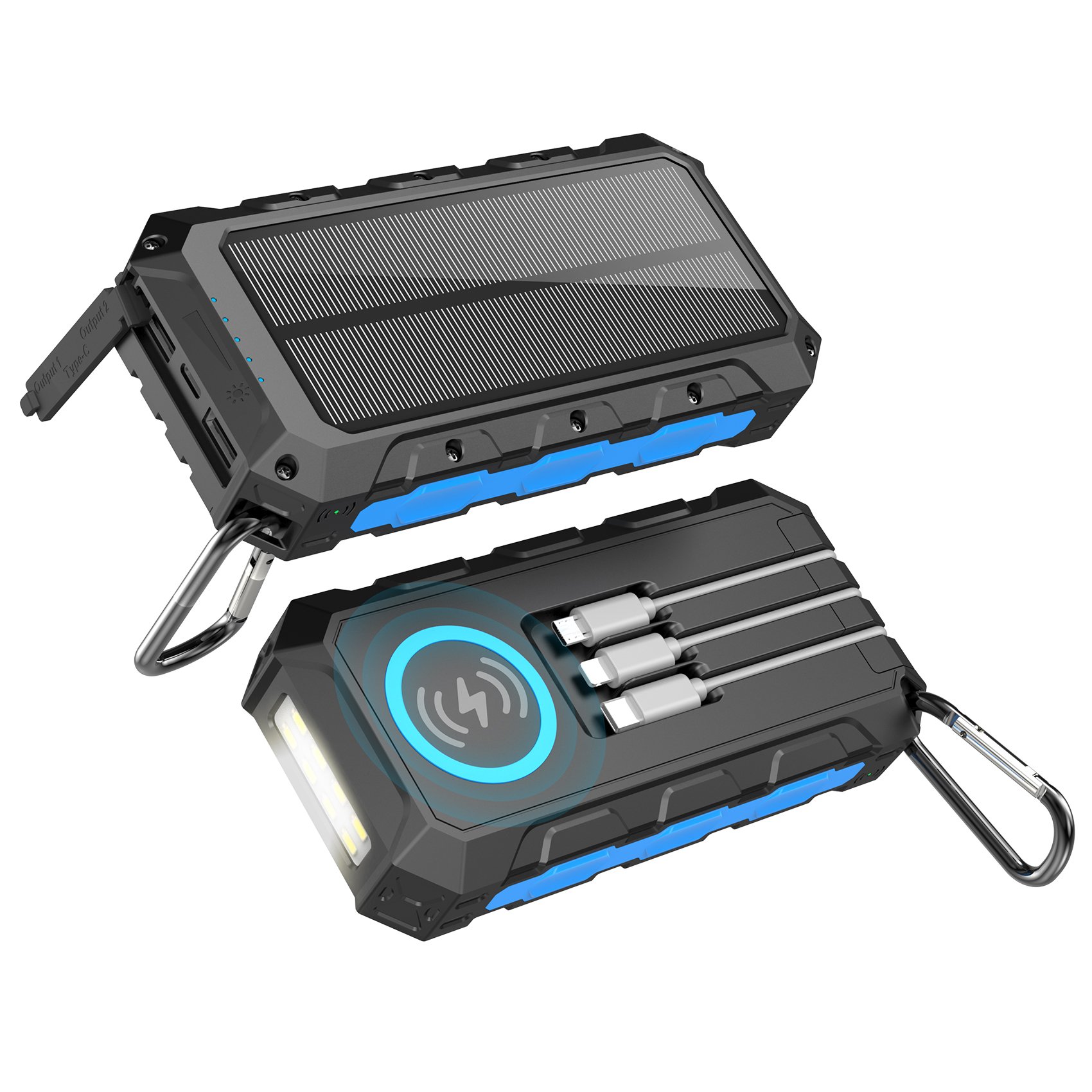 Outdoor Charger Mobile Phone External Battery 20000ah Kit Panel Y Bank Fossibot F2400 Banks Power Station Solar
